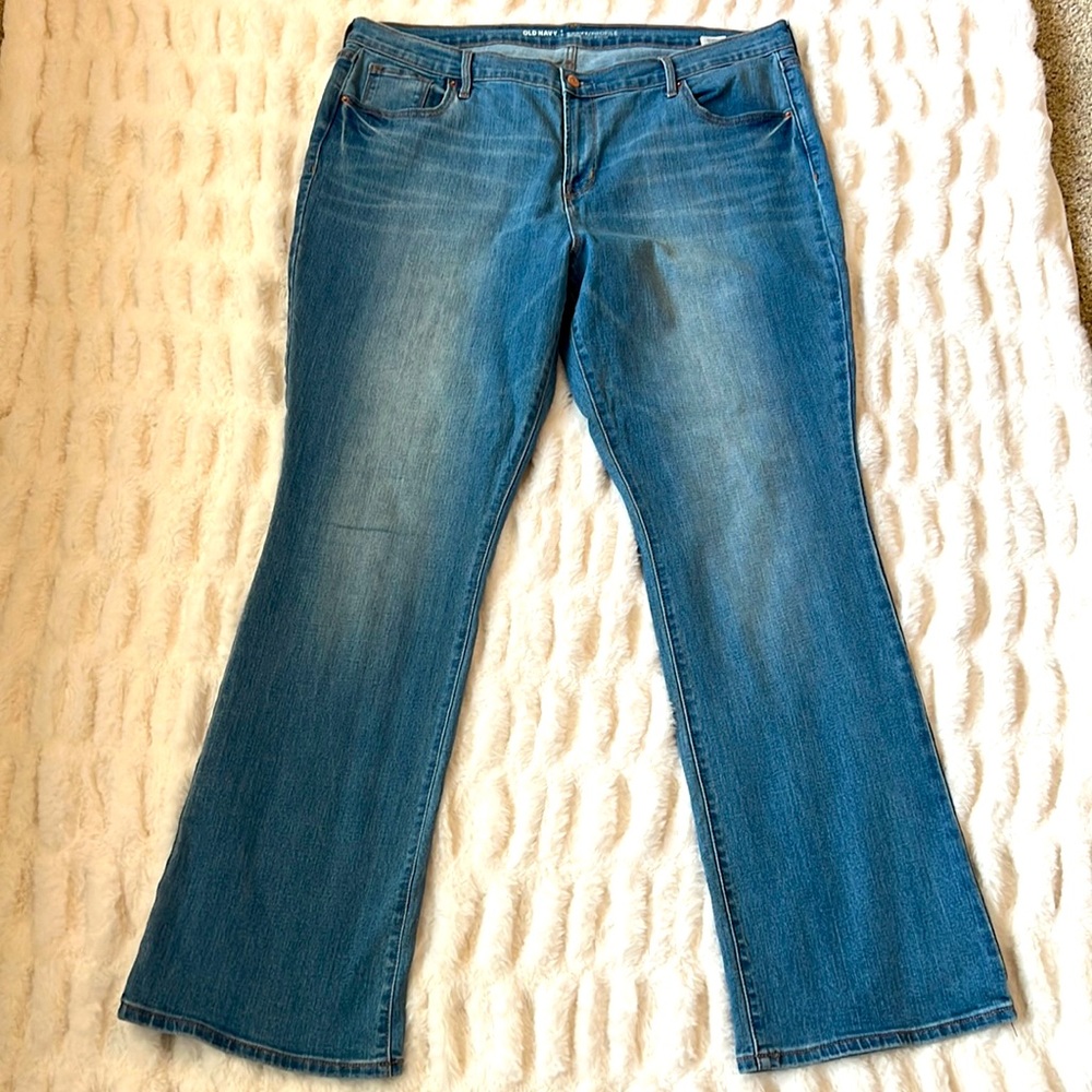 Old Navy Light Wash Flare Jeans